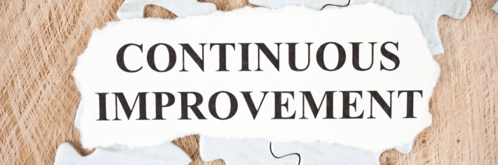 Continuous improvement on a piece of paper