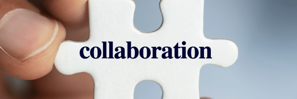 Collaboration as a jigsaw piece